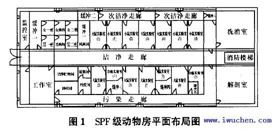 實(shí)驗(yàn)動(dòng)物房平面布置圖